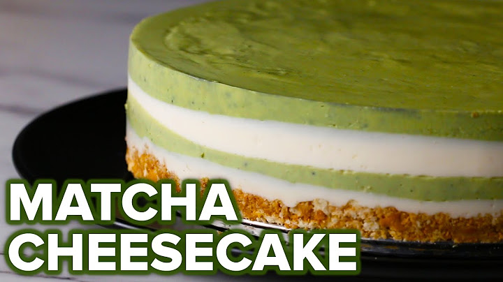 Cheesecake με στρώσεις Matcha